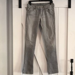 7 For All Mankind Grey Denim